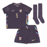 Camisa de time de futebol Inglaterra John Stones #5 Replicas 2º Equipamento Infantil Europeu 2024 Manga Curta (+ Calças curtas)